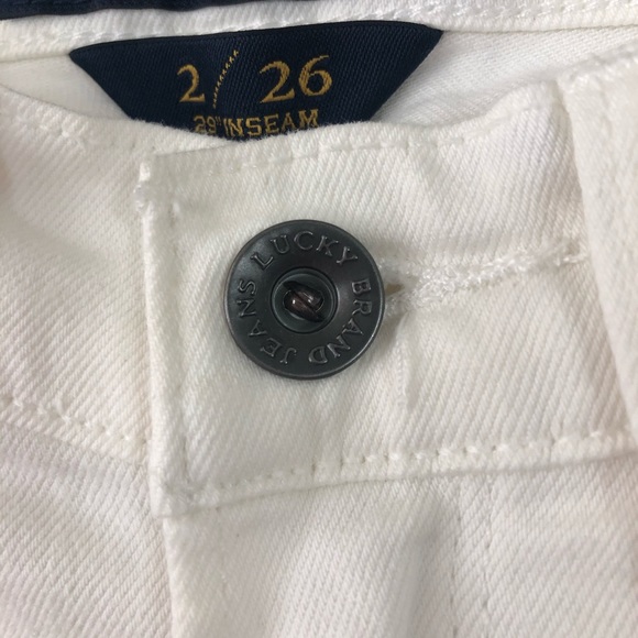 Lucky Brand Charlie Skinny White Jeans - Picture 3 of 8